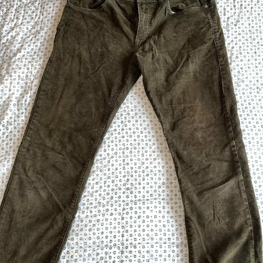 J. Crew Men's Olive Green Pants